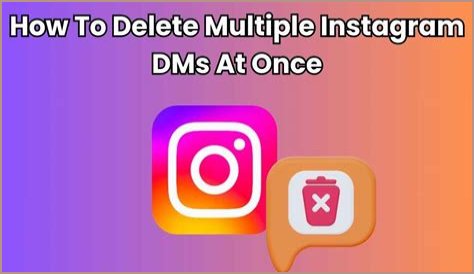 how to delete all instagram dms at once?